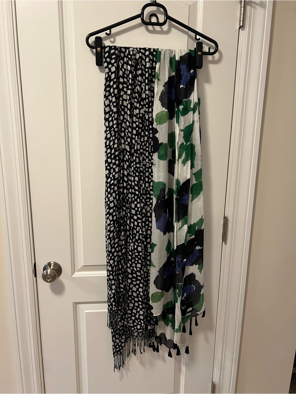 The Limited Black & White Patterned and The Limited blue and green floral print
